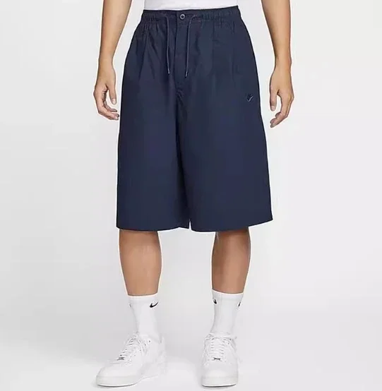 Nike Pleated Wide-Leg Casual Bermuda Shorts - rep szorty