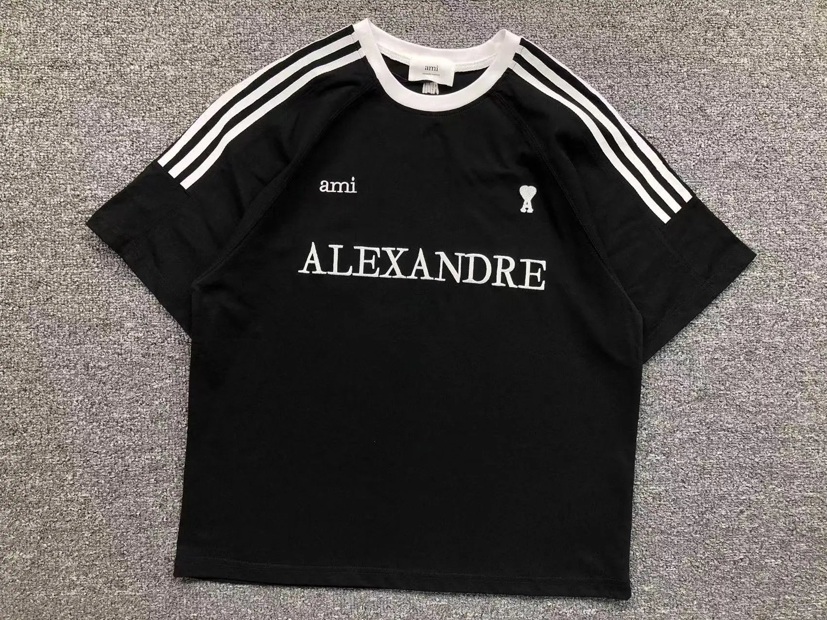 AMI Paris Alexandre T-Shirt Black