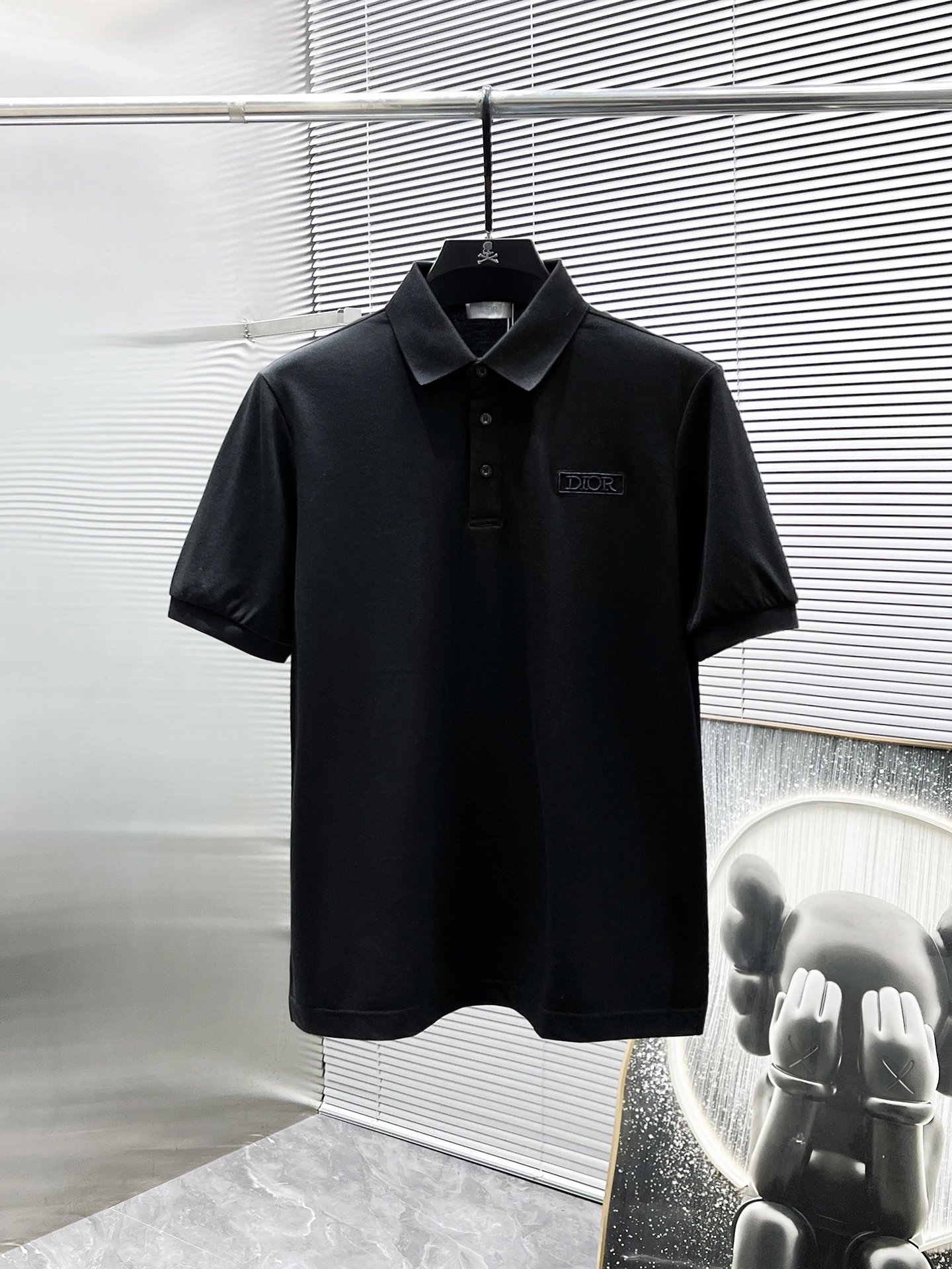 Dior CD Diamond Polo Black Polo Shirt - 13