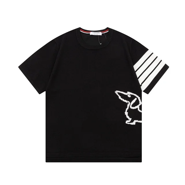 Fendi Knitwear Short-Sleeve Crewneck Knit Sweater product detail image 6