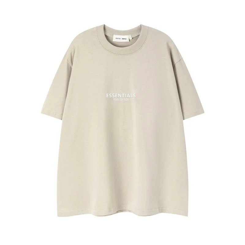 Fear of God Matching Sets Essentials logo crewneck T-shirt and shorts set — 08