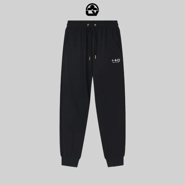 Louis Vuitton Monogram Sport Joggers Black Sweatpants - 1