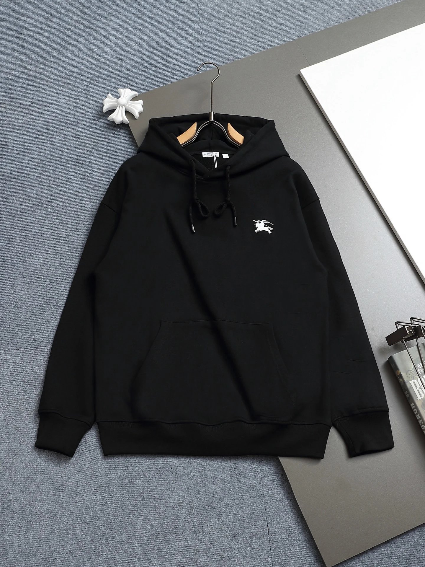 Fendi Monster Eyes Logo Hoodie Black - 8