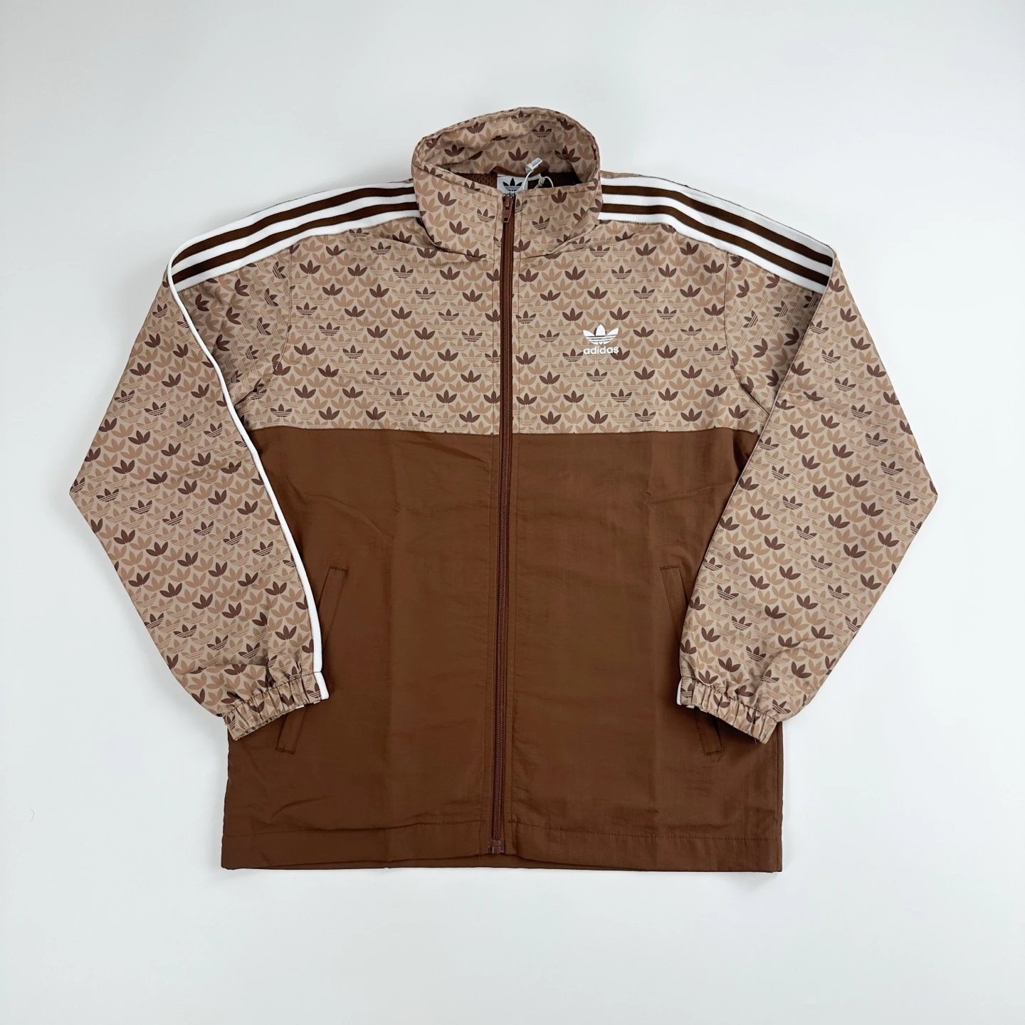 Adidas Windbreaker Black Hooded Jacket Outerwear - 15