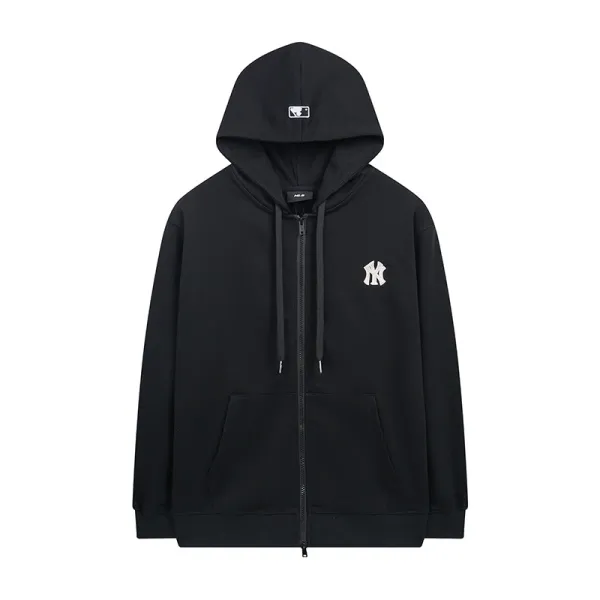 MLB New York Yankees Black Full-Zip Hoodie - 1