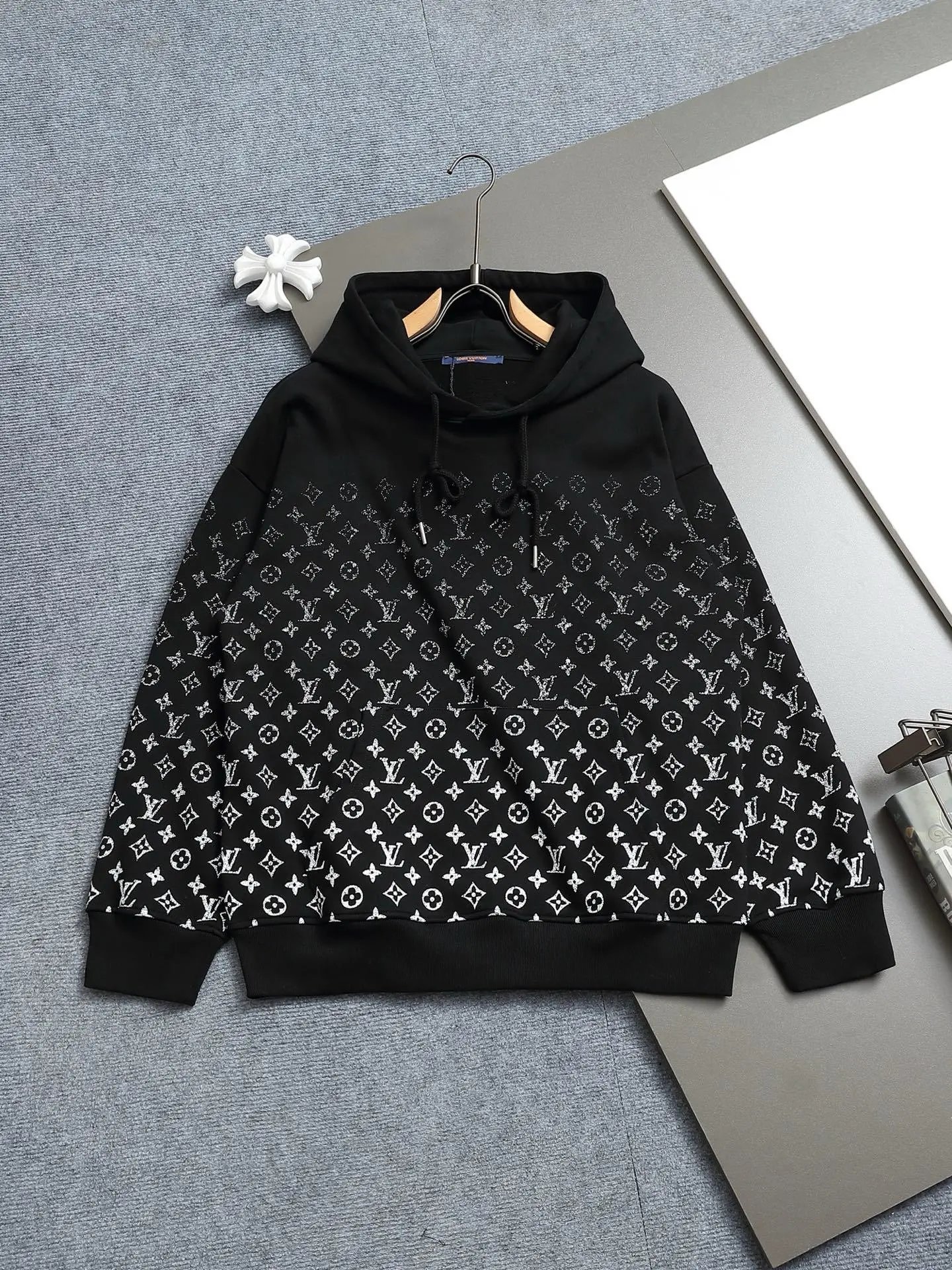 Fendi Monster Eyes Logo Hoodie Black - 11