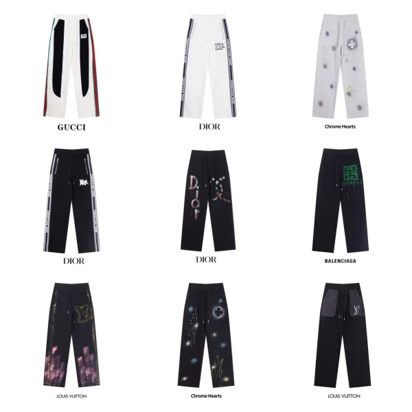 Dior Oblique Tape Sweatpants Black - 3