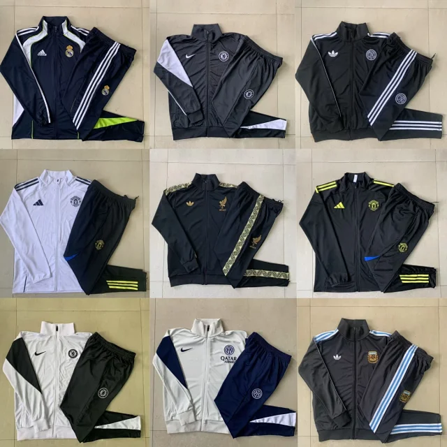 Adidas Tracksuits Real Madrid zip-up track suit product detail image 1