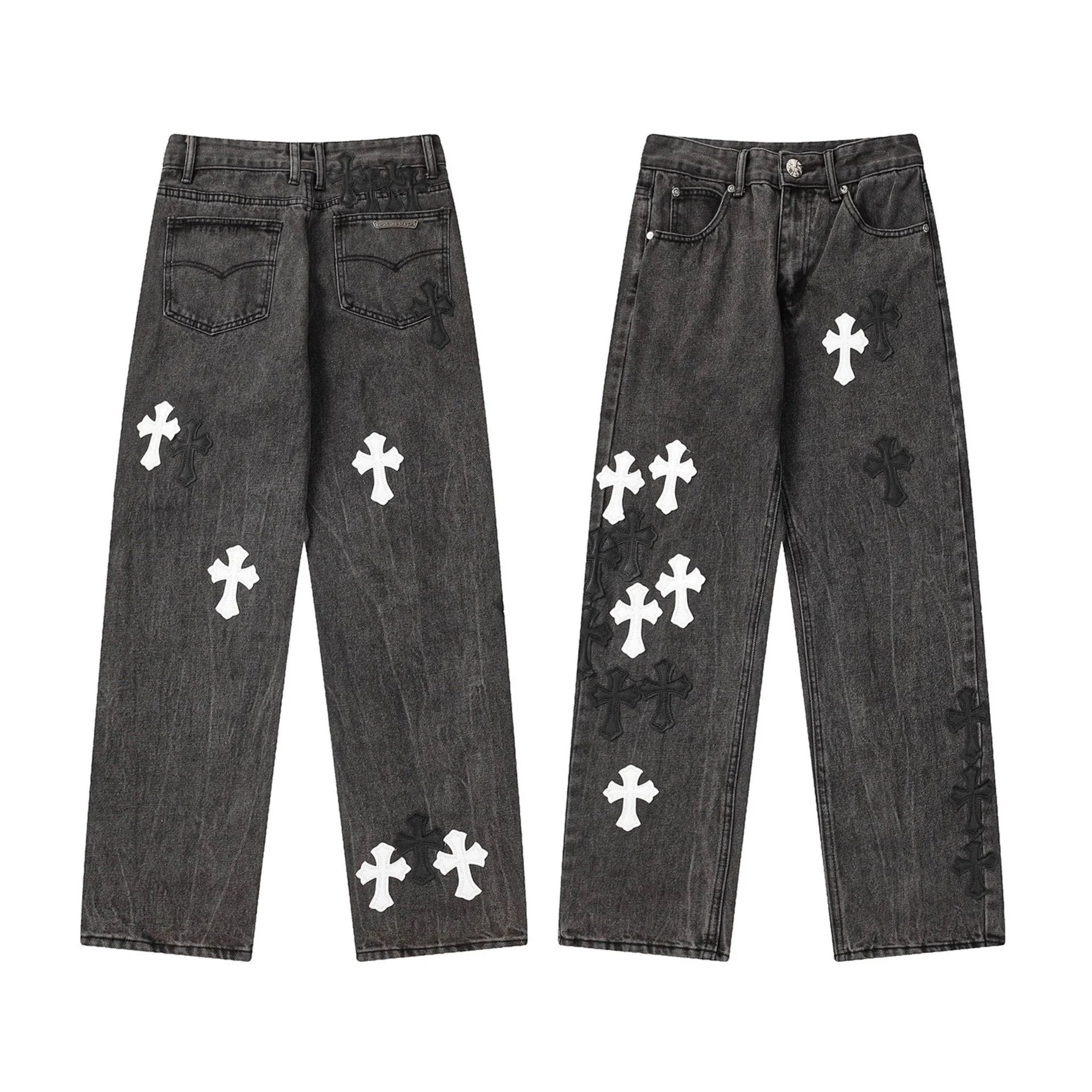 Louis Vuitton Jeans Straight-Leg Denim — 25