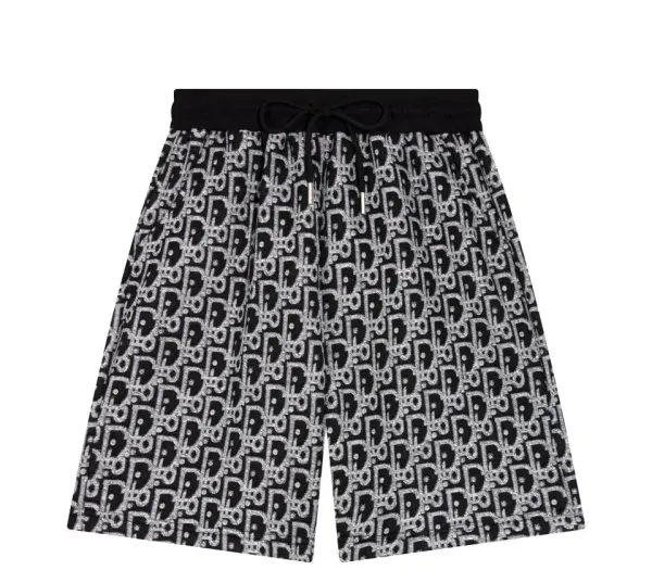 Dior Oblique Jacquard T-Shirt and Shorts Set Navy - 15