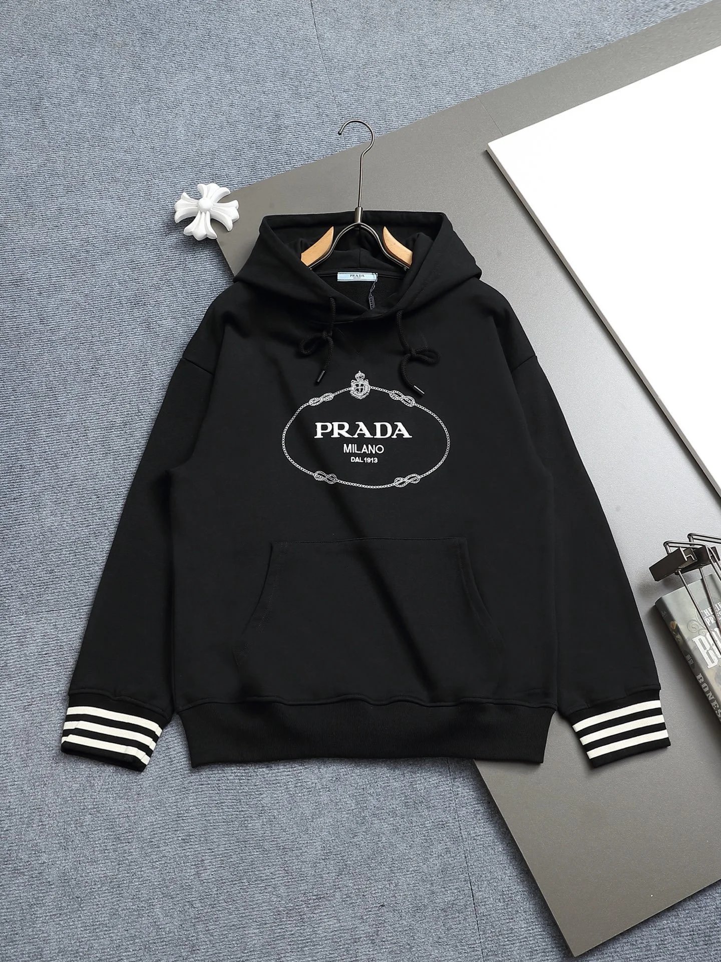 Fendi Monster Eyes Logo Hoodie Black - 10