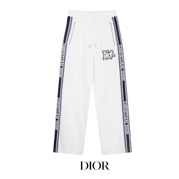 Dior Oblique Tape Sweatpants Black - 5