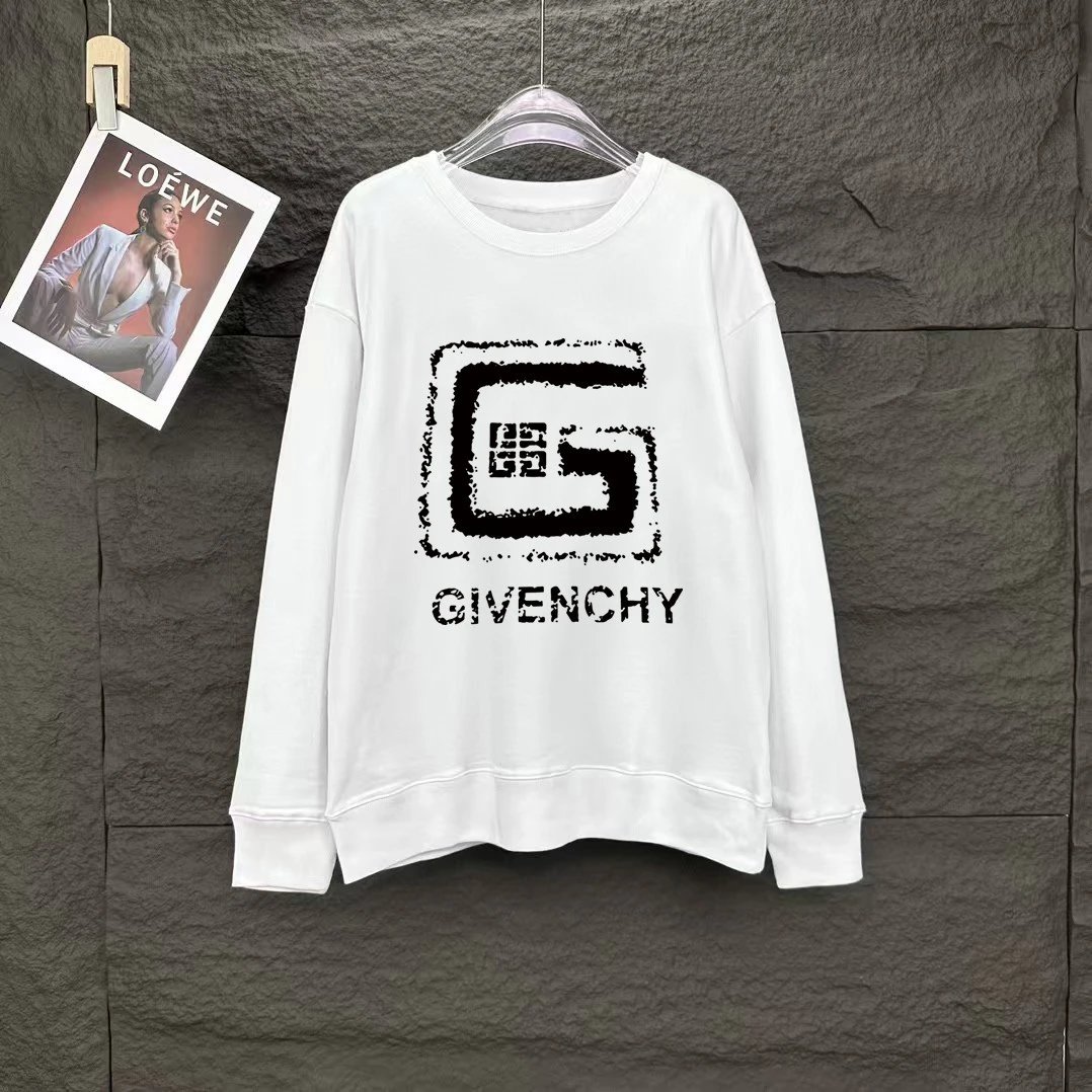 Givenchy Graphic Logo White Hoodie