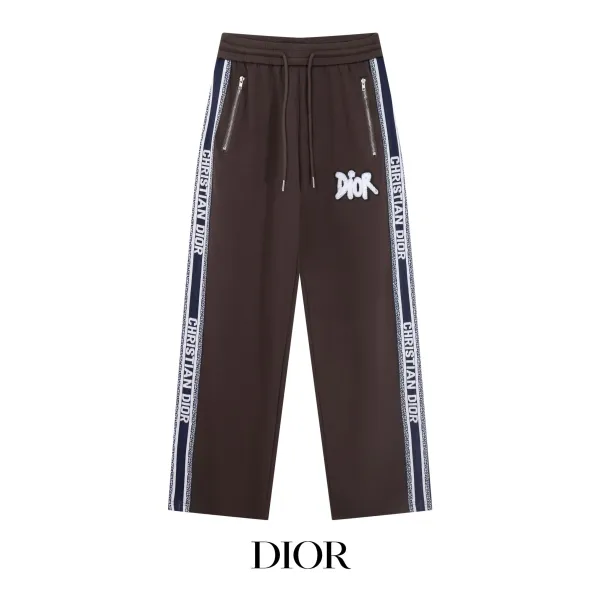 Dior Oblique Tape Sweatpants Black - 4