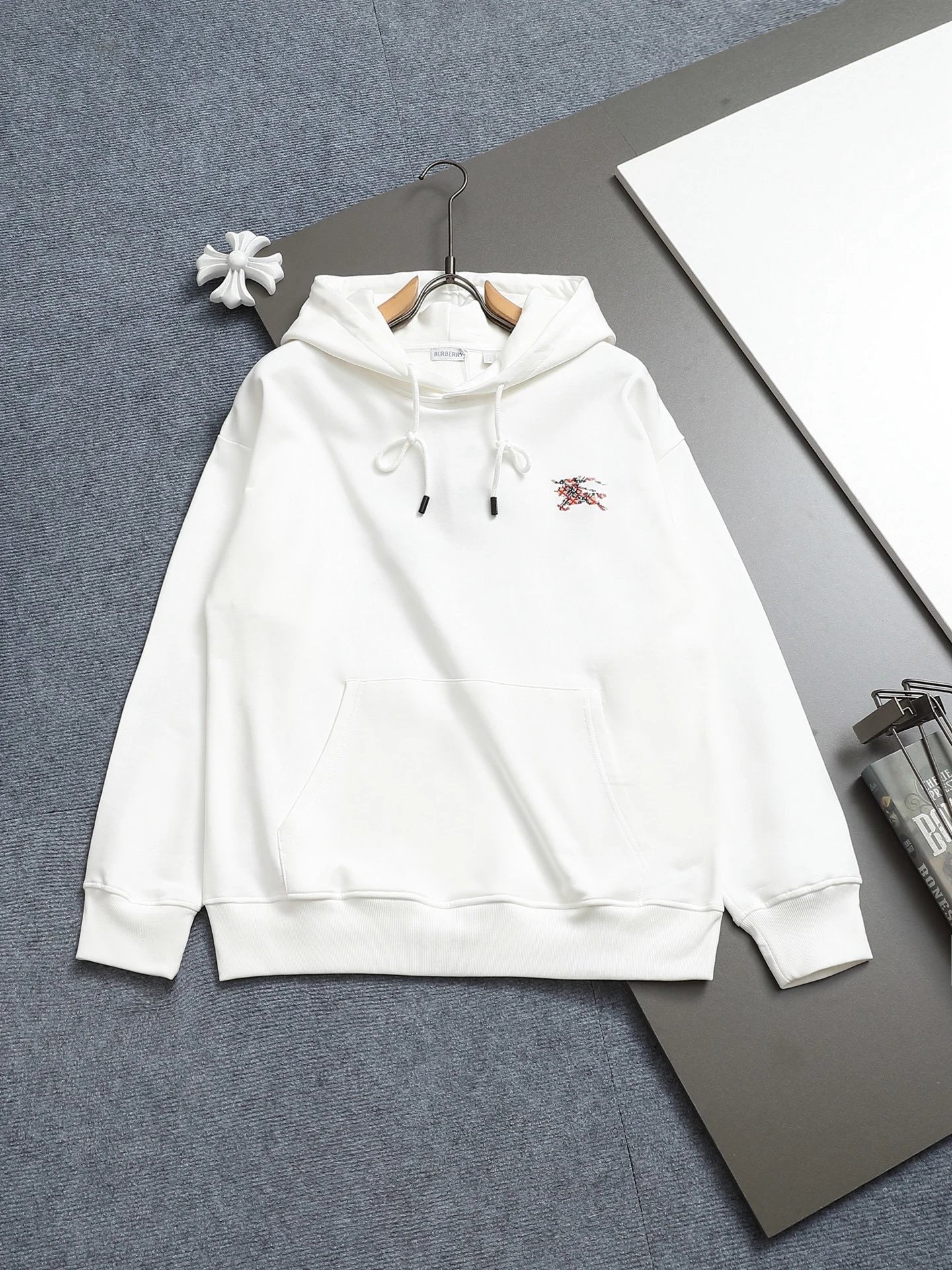 Fendi Monster Eyes Logo Hoodie Black - 7