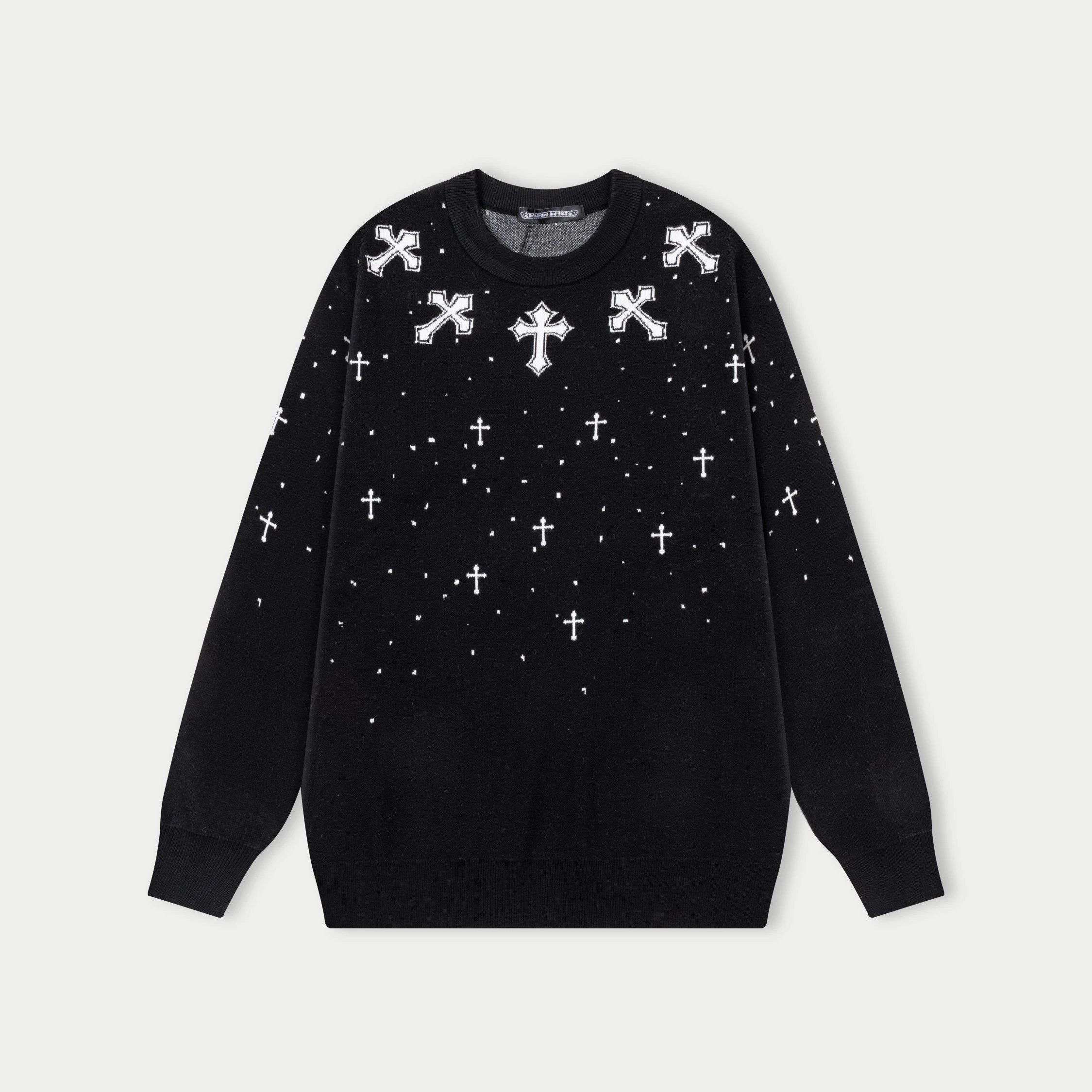 Gucci GG Pattern Knit Sweater White - 8