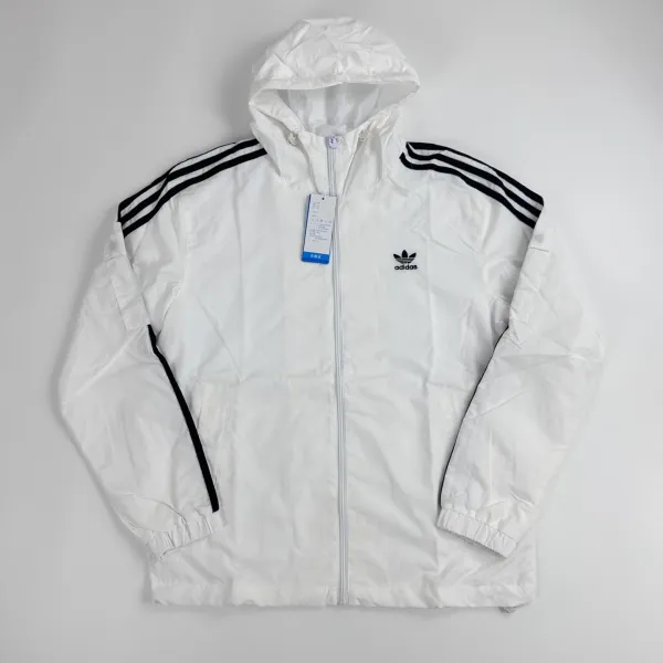 Adidas Originals Windbreaker White Jacket Outerwear.windbreaker - 1