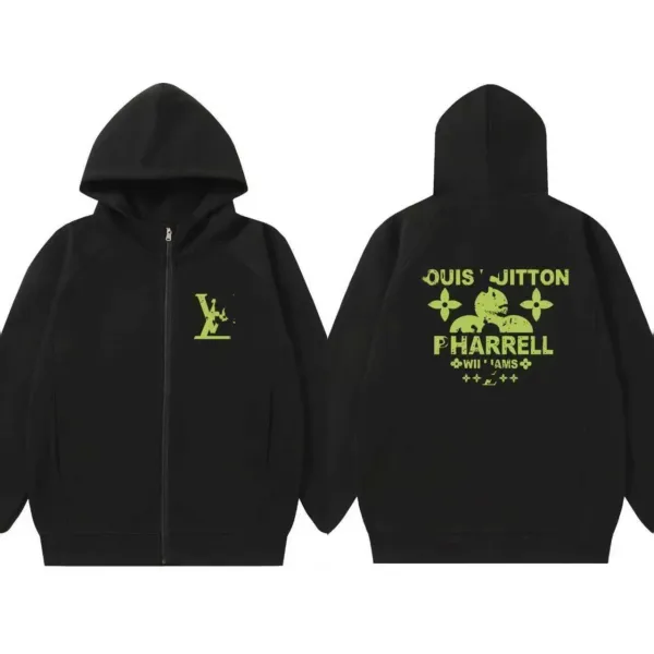 Design Rainbow Lightning Hoodie Black - 9