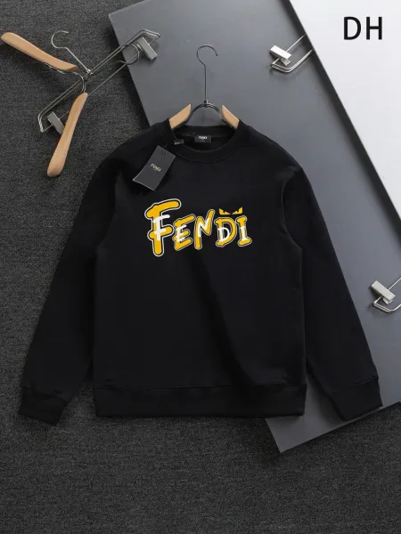 Fendi Roma Logo Crewneck Sweatshirt White Hoodie - 16