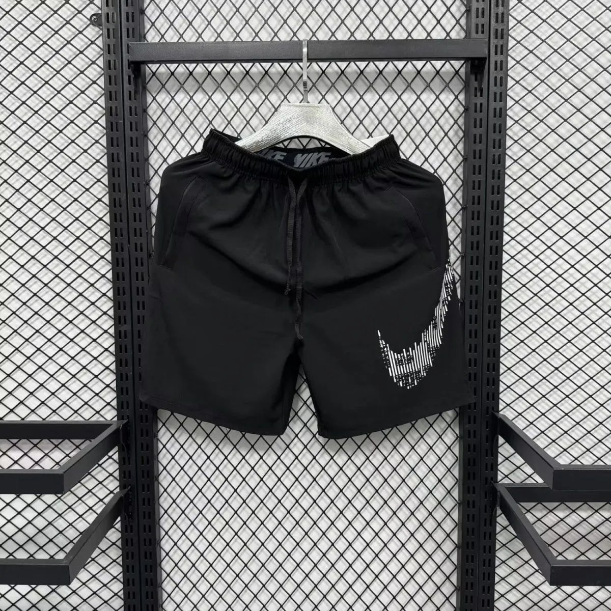 Nike Graphic Swoosh Black Performance Shorts - 14