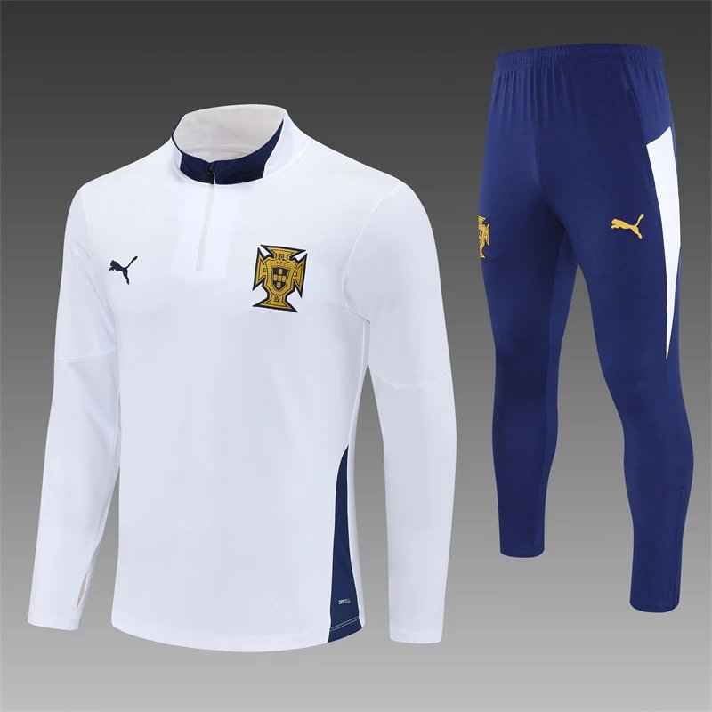 Puma Portugal National Team Training Set White / Navy Blue Tracksuit - 6