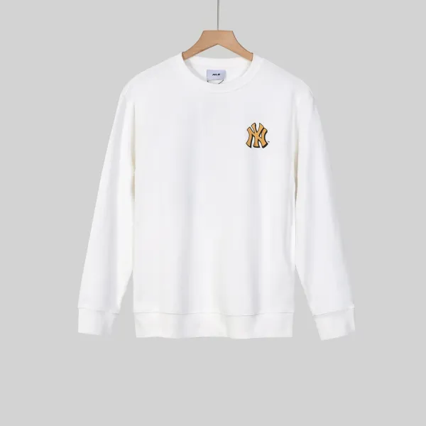 MLB New York Yankees Logo Black Crewneck Sweatshirt Sweater - 4