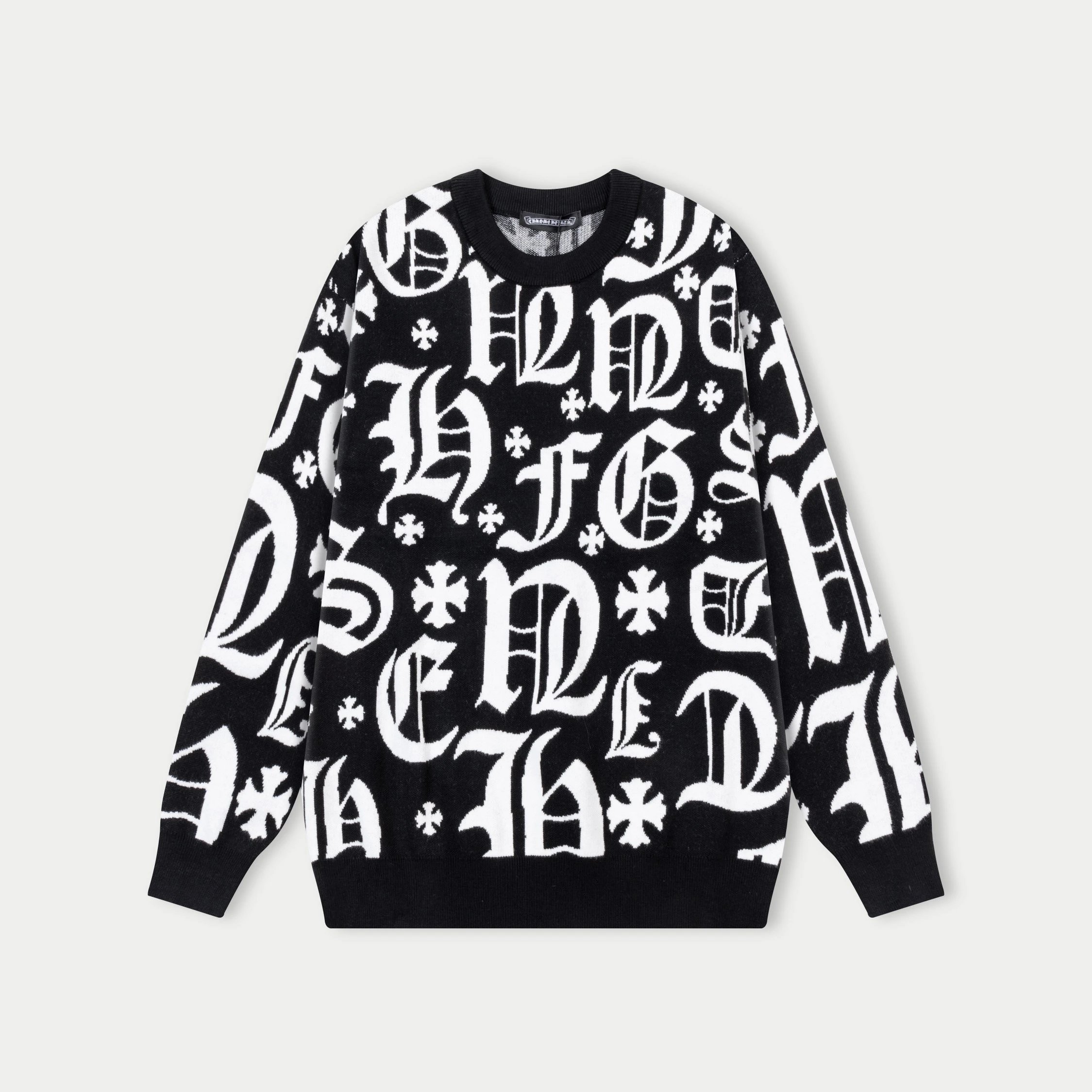 Gucci GG Pattern Knit Sweater White - 7