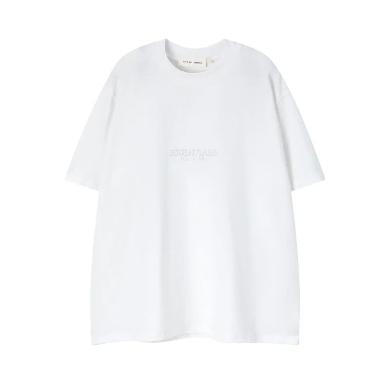 Fear of God Matching Sets Essentials logo crewneck T-shirt and shorts set — 35