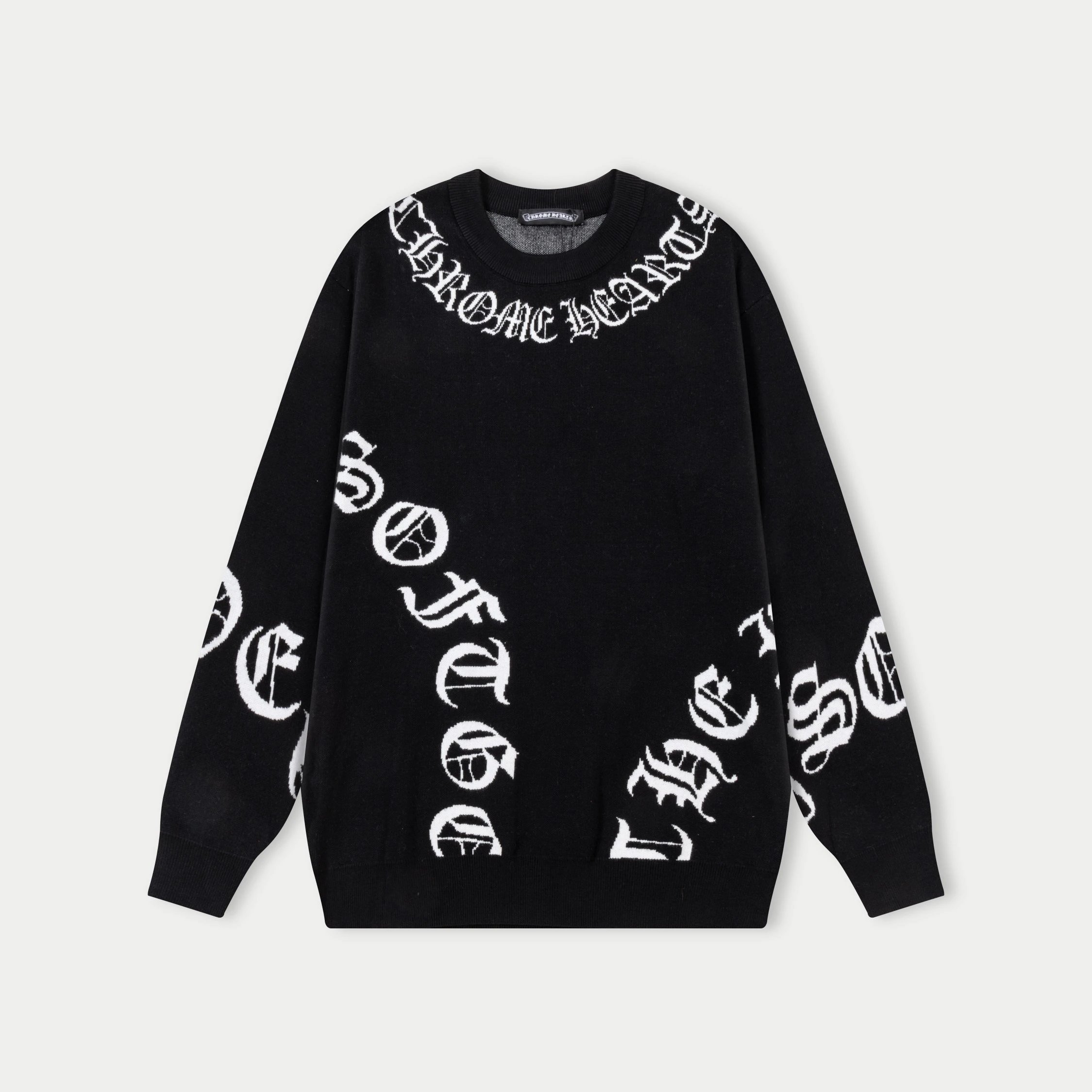 Gucci GG Pattern Knit Sweater White - 5