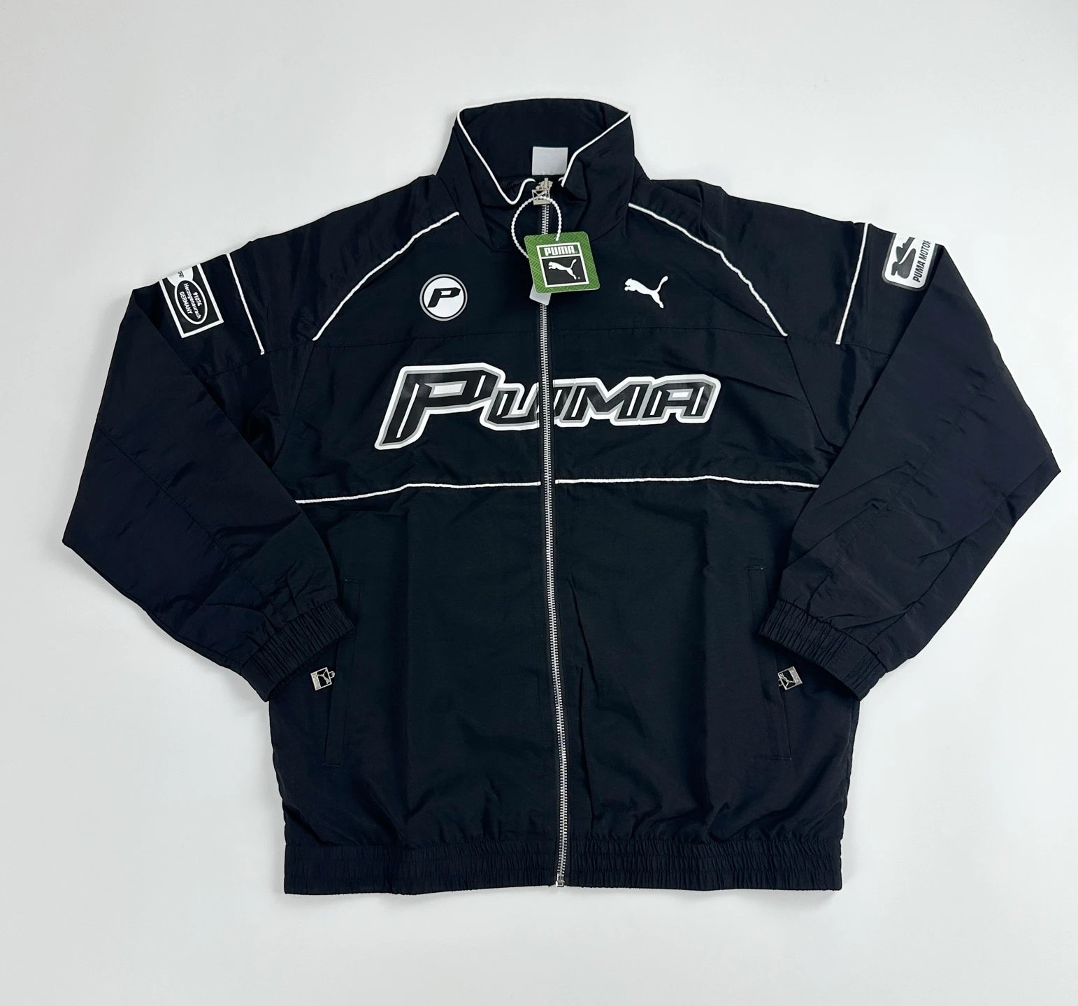 Adidas Windbreaker Black Hooded Jacket Outerwear - 6