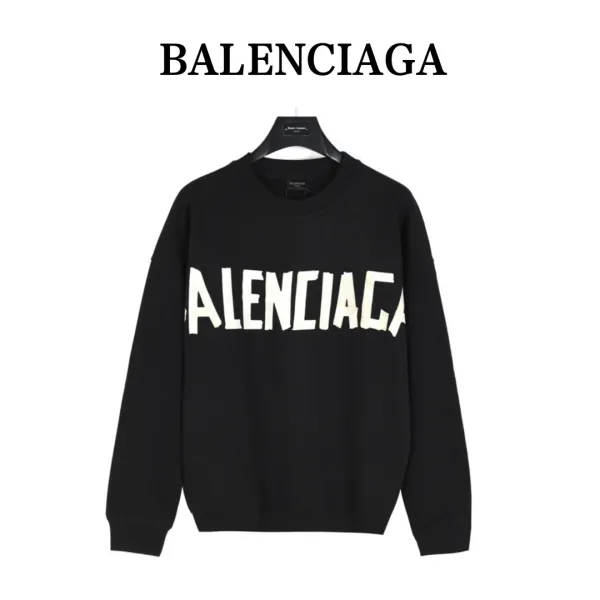 Celine Triomphe Logo Black Crewneck Sweatshirt Sweater - 10