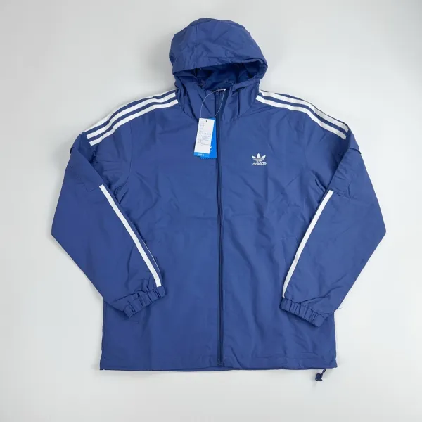 Adidas Originals Windbreaker Jacket Navy Blue Outerwear.windbreaker - 1