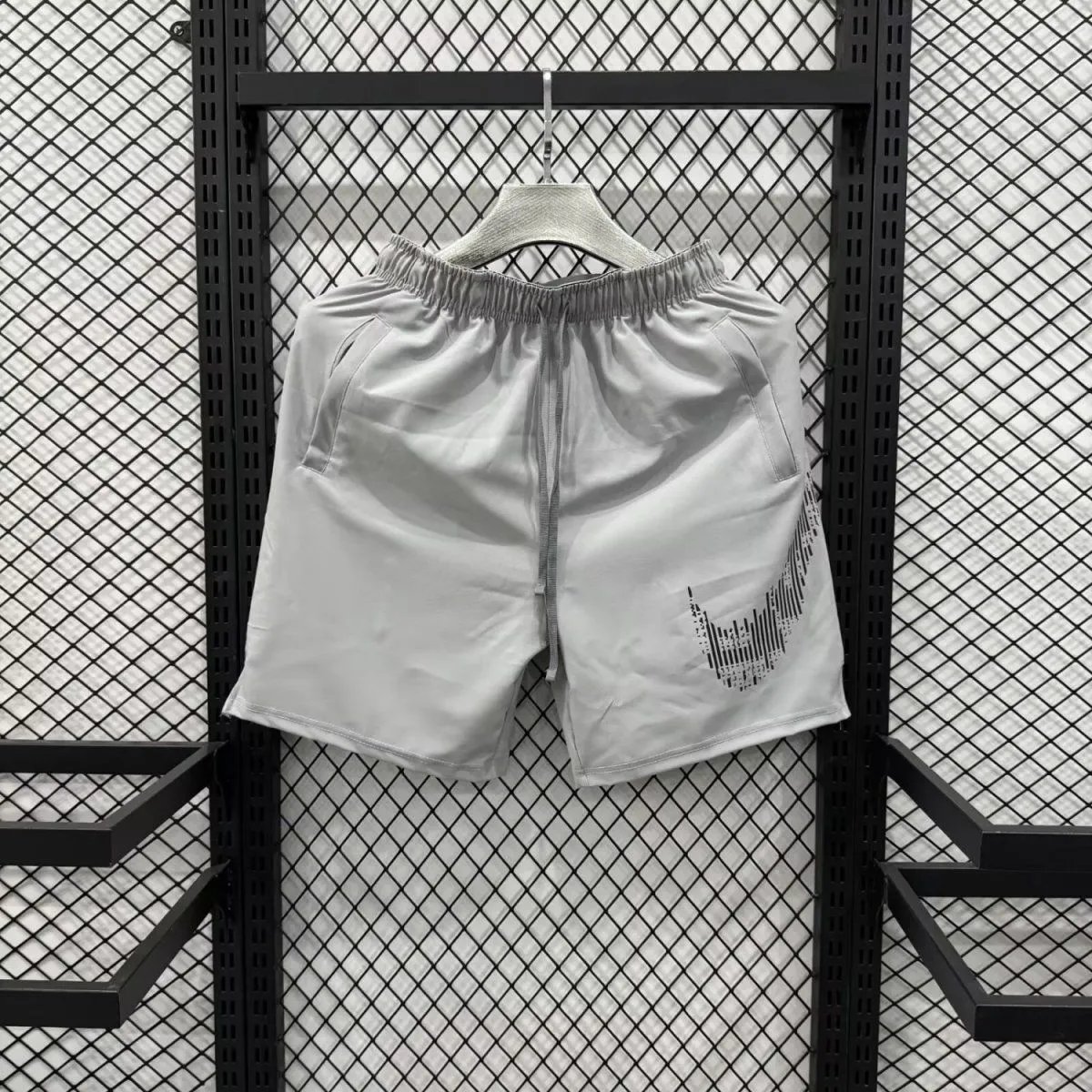 Nike Graphic Swoosh Black Performance Shorts - 15