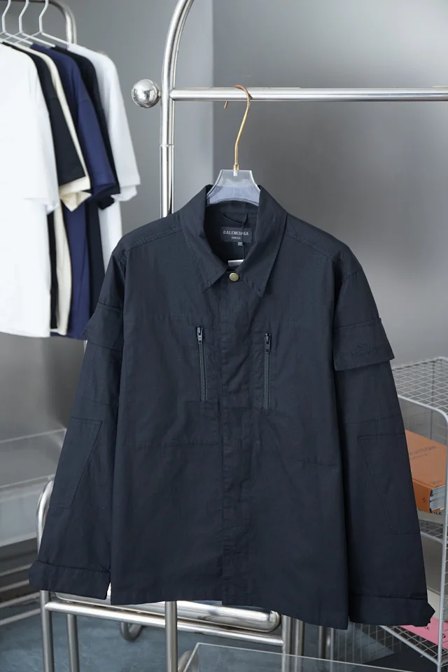 Balenciaga Jackets Zip-Up Windbreaker product detail image 5