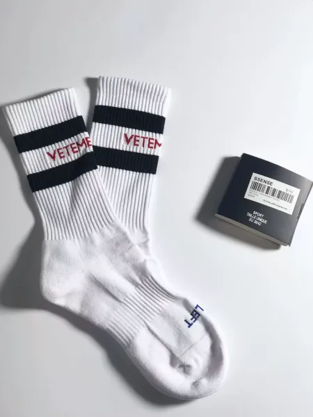 Vetements x Chaosetter Winter 2023 Collaboration Socks White - 10