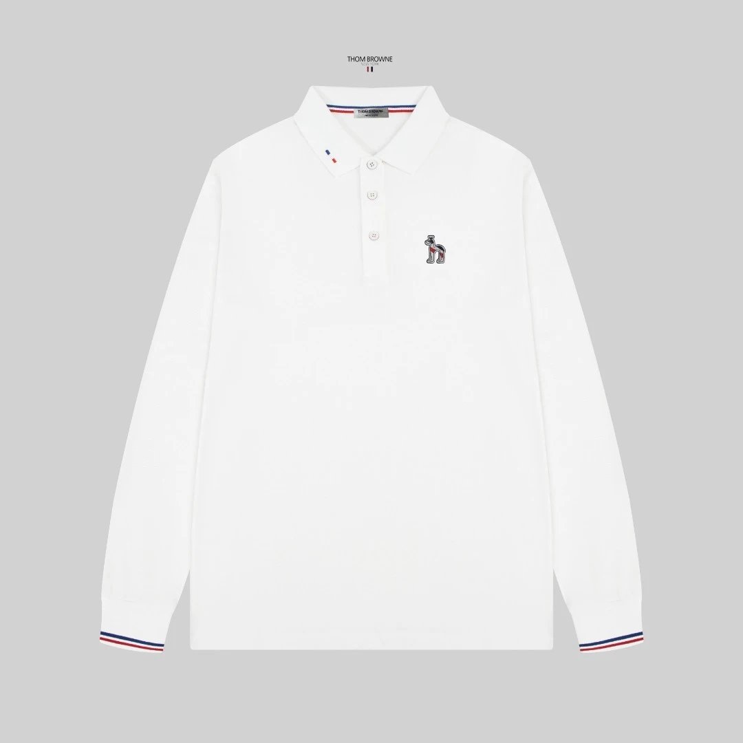 Dior Christian Dior Couture Long Sleeve Polo White Polo Shirt - 16