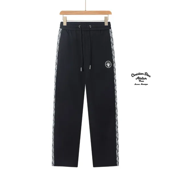 Dior Atelier Oblique Stripe Sweatpants Black - 1