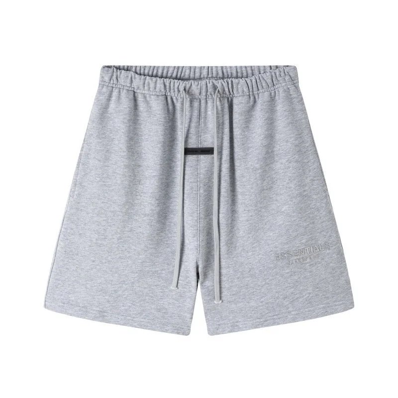 Fear of God Matching Sets Essentials logo crewneck T-shirt and shorts set — 07