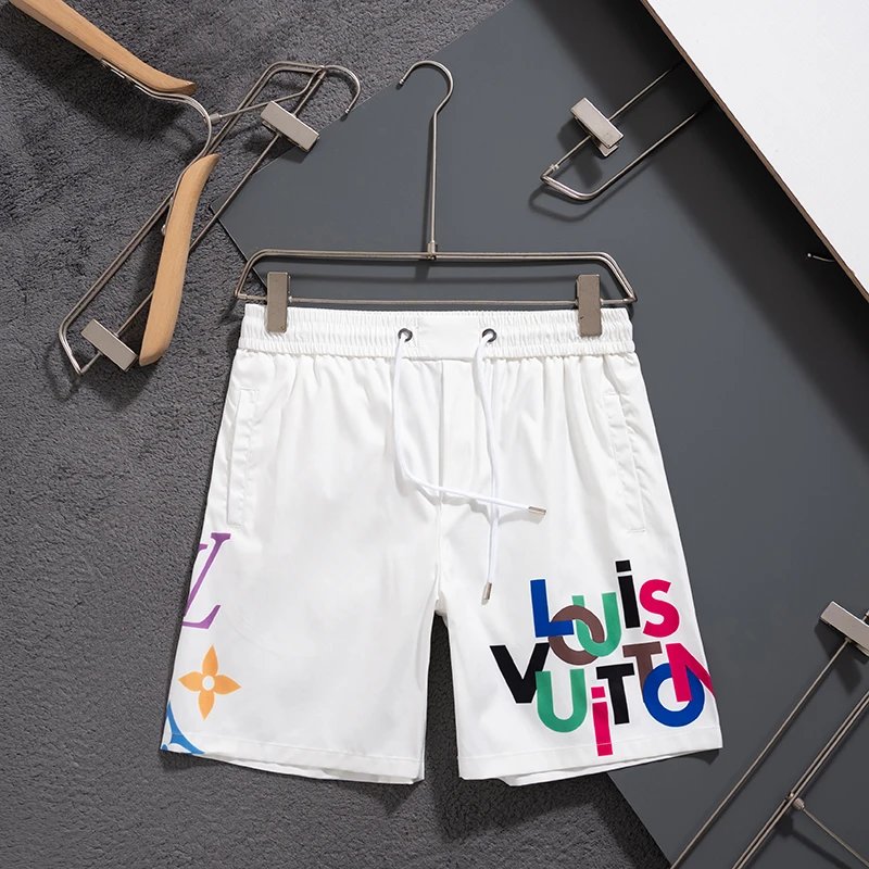 Loewe Chain Print Drawstring Shorts Gray - 17