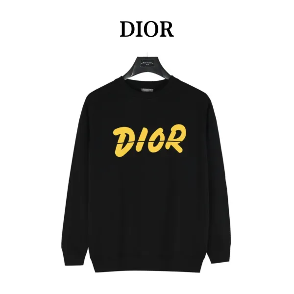 Celine Triomphe Logo Black Crewneck Sweatshirt Sweater - 8