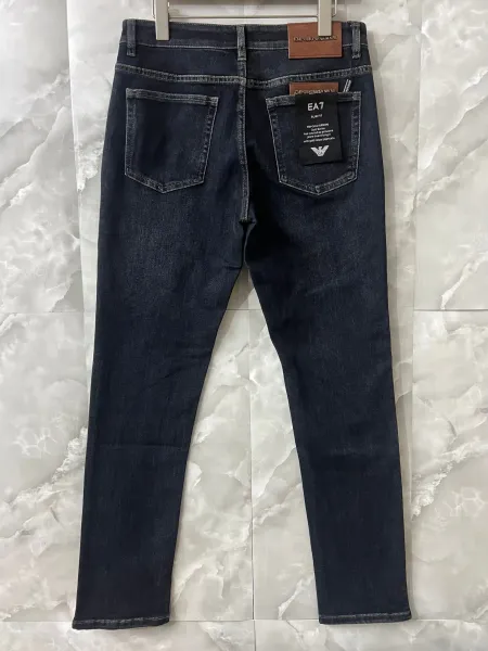 Design Brioni Black Slim Fit Jeans - 17