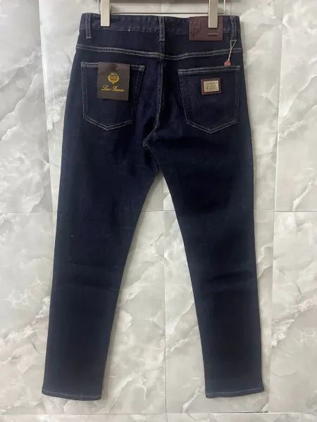 Design Brioni Black Slim Fit Jeans - 14