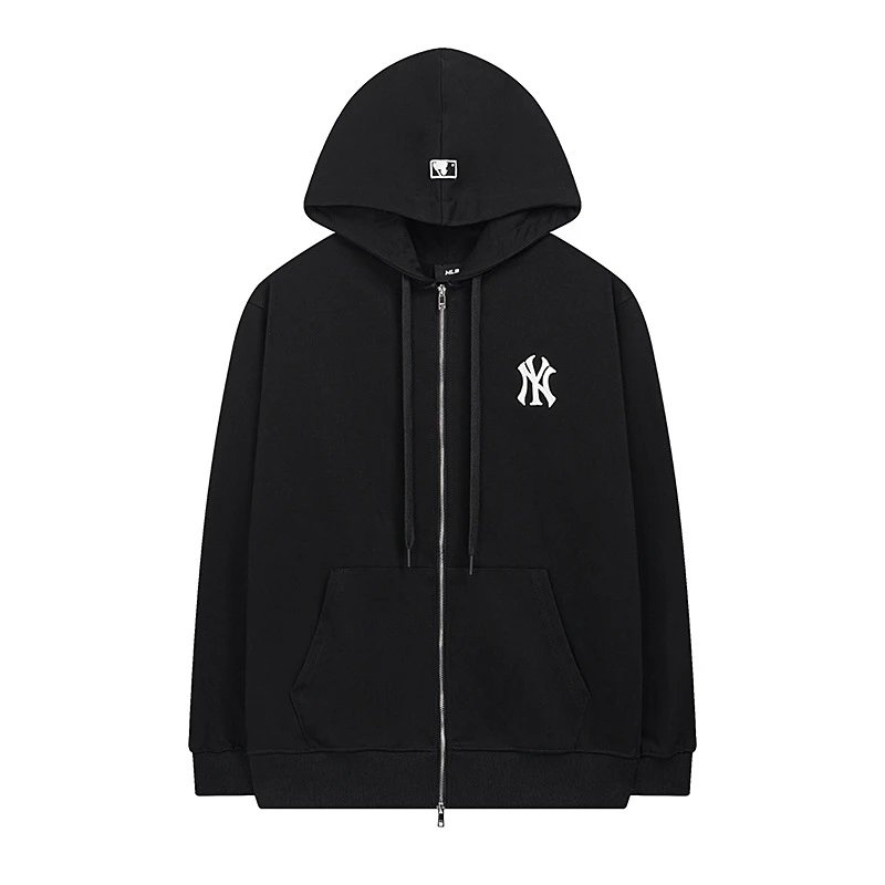 MLB New York Yankees All-Over Logo Light Blue Hoodie - 16