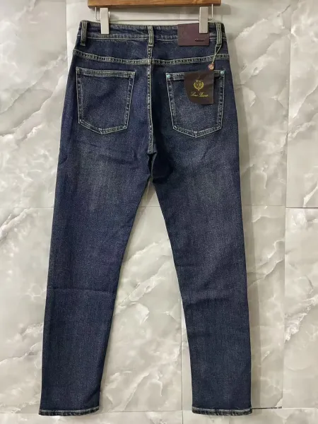 Loro Piana Denim Jeans Navy Blue Jeans - 1