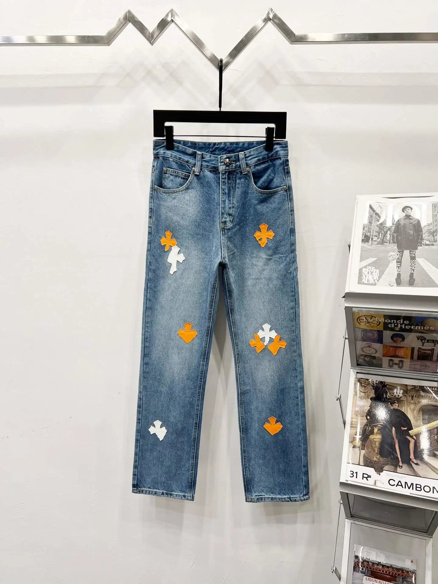 Chrome Hearts Cross Patch Black Workwear Pants - 15