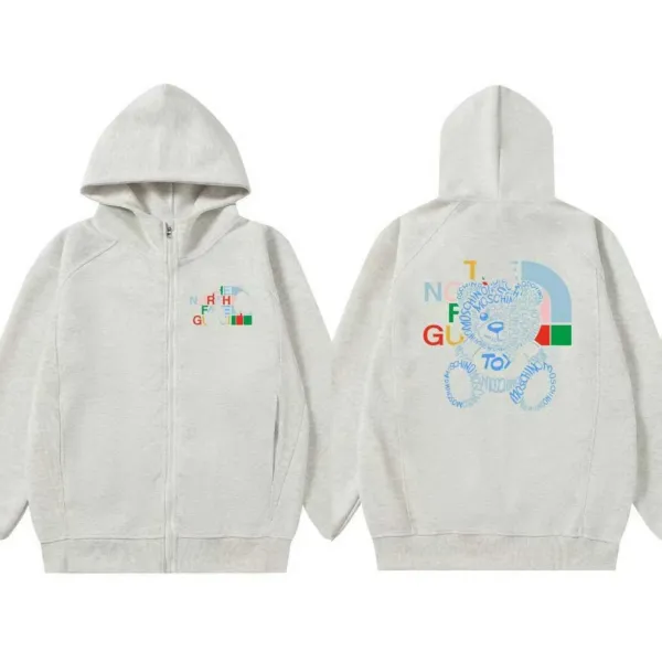 Design Rainbow Lightning Hoodie Black - 15