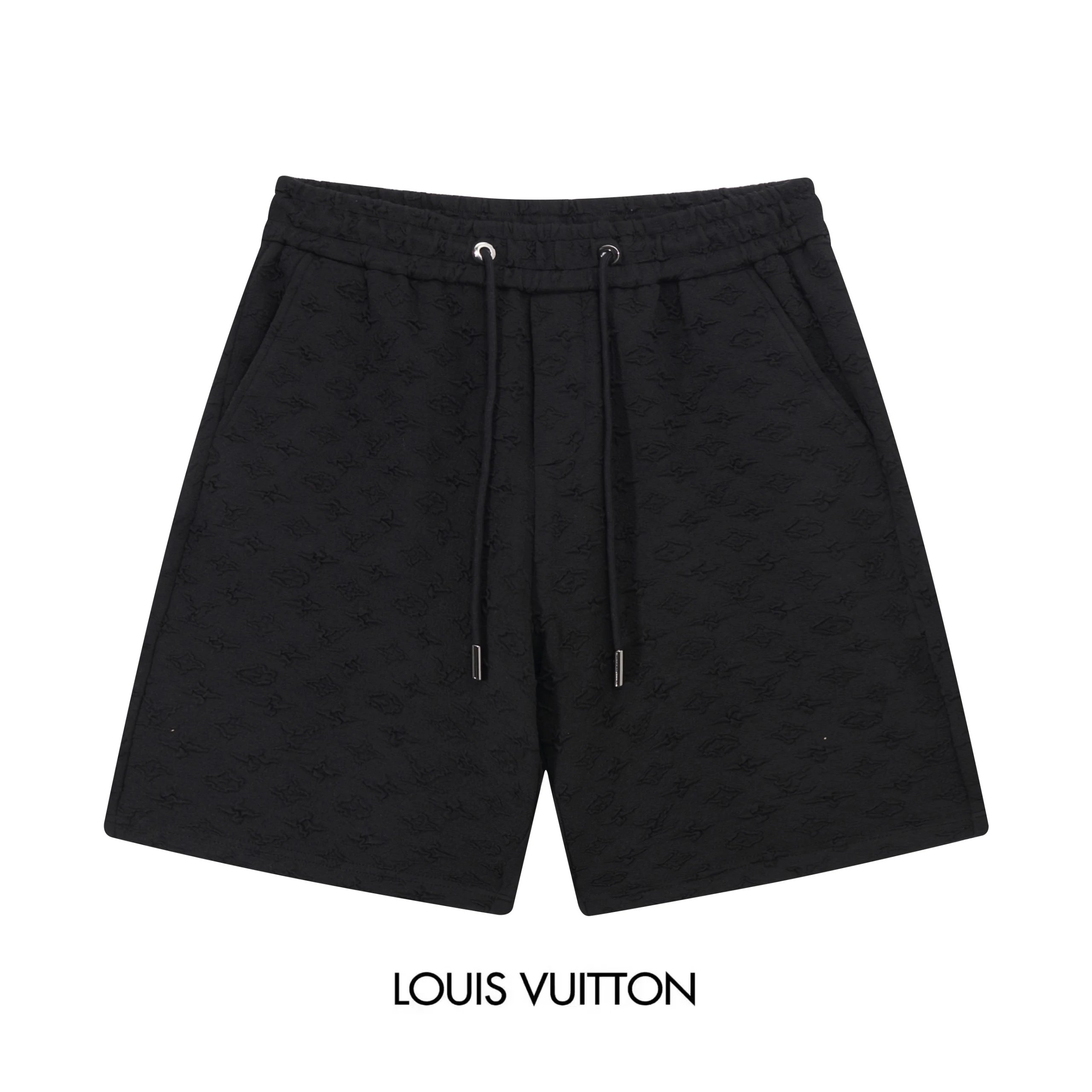 Loewe Chain Print Drawstring Shorts Gray - 8