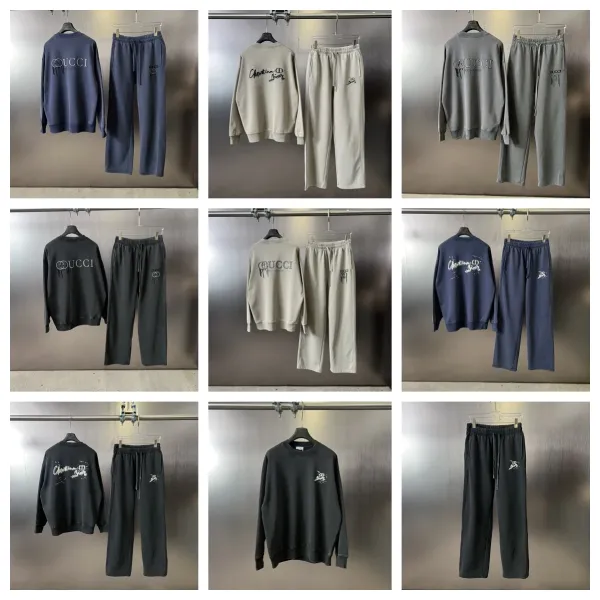 Dior Logo Embroidered Sweatpants Black - 3