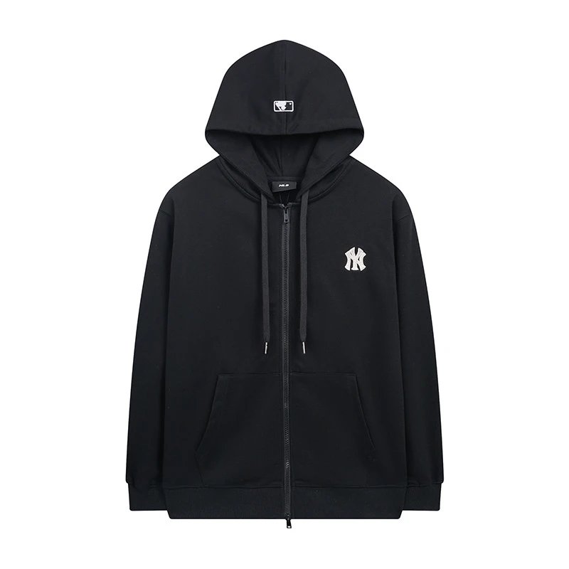 MLB New York Yankees All-Over Logo Light Blue Hoodie - 12