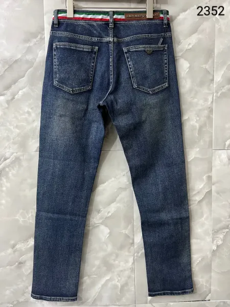 Emporio Armani Slim Fit Dark Wash Jeans - 1